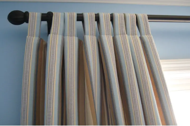 ¿Cómo hacer cortinas con pestañas? 9 sencillos y sencillos pasos
