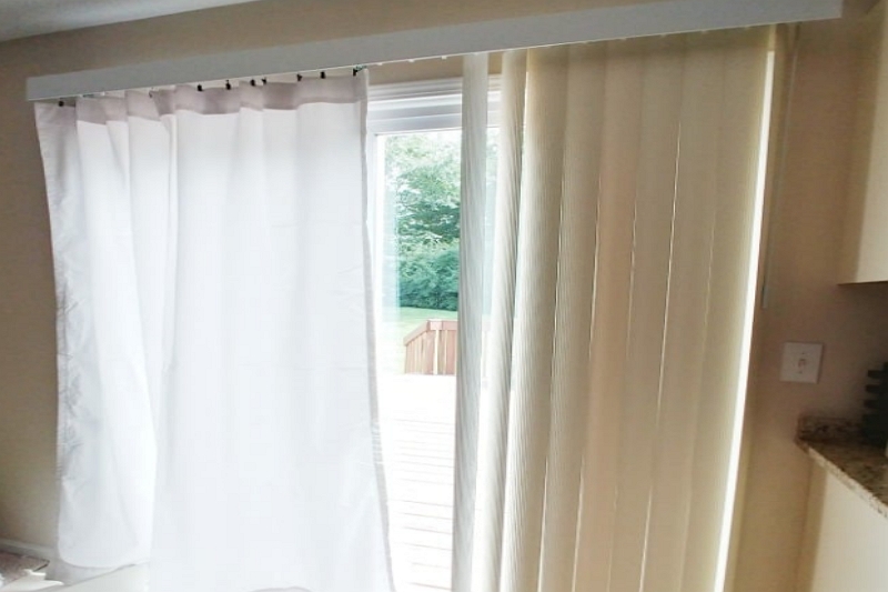 3 bricolaje simple sobre cómo reemplazar persianas con cortinas
