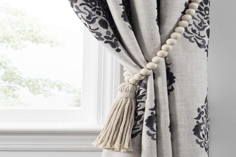 3 bricolaje sobre cómo atar las cortinas con una borla