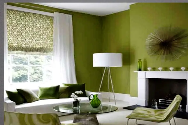 ¿De qué color van las cortinas con las paredes verde oliva? ¡6 ideas!