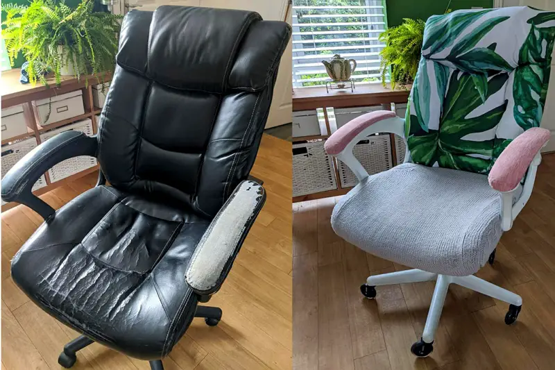 Cambio de imagen de muebles: cómo reciclar una silla de oficina giratoria