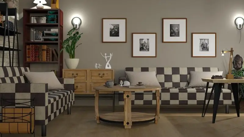 Cómo colgar arte sobre un sofá como un diseñador profesional