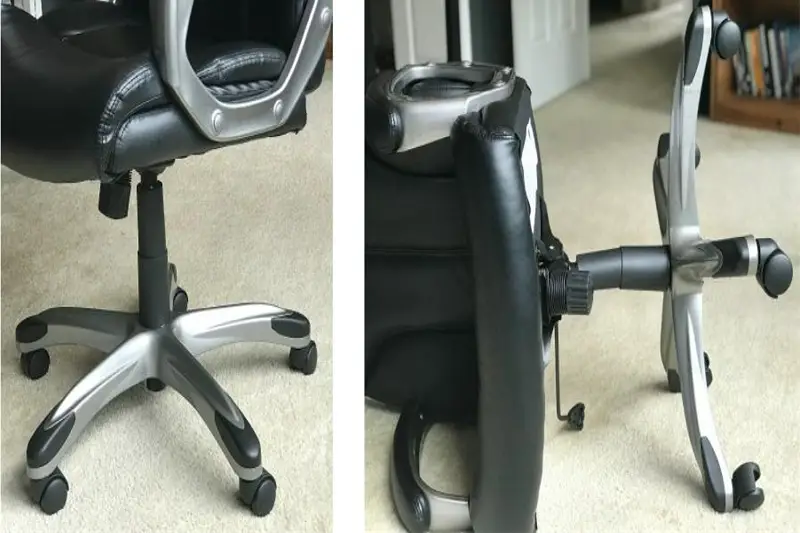 Una guía paso a paso para colocar ruedas giratorias en una silla de oficina