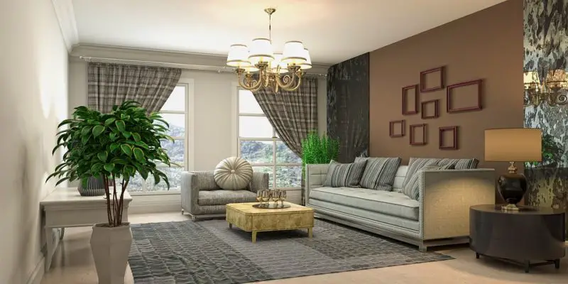 ¿De qué color son las cortinas con paredes blancas y muebles marrones? ¡9 increíbles opciones!